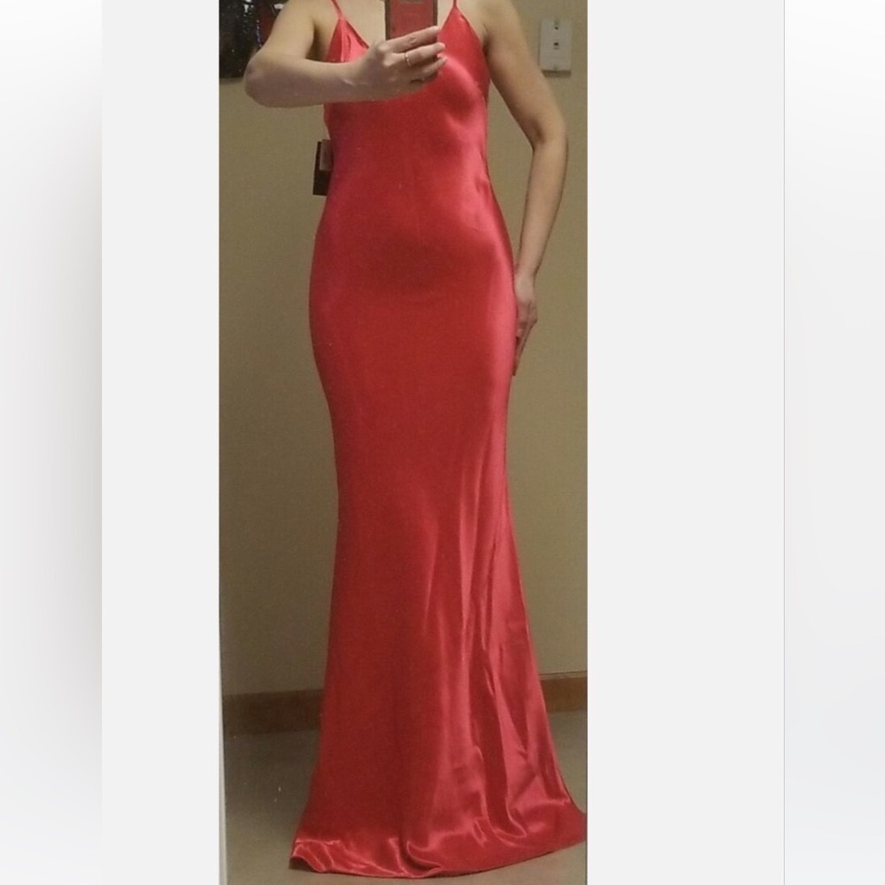 Jason Wu gown maxi dress  long dress size 6 NWT Red/Pink